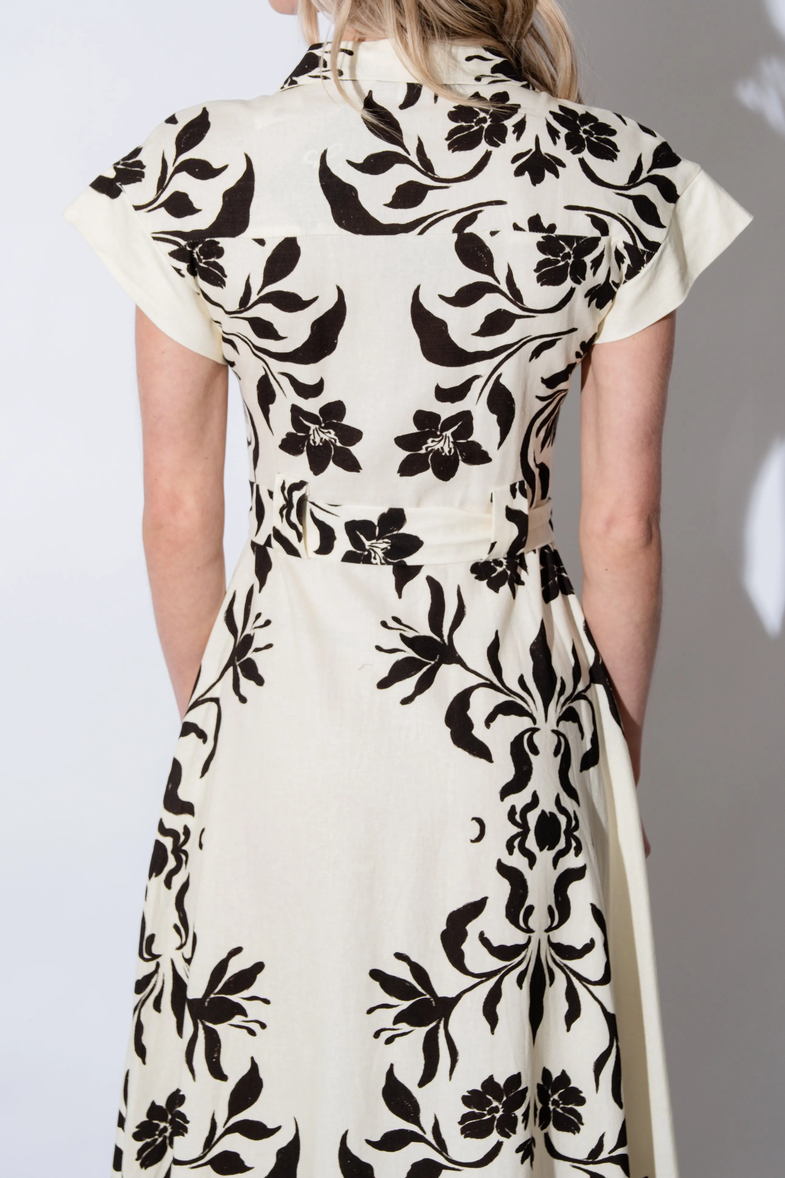 Maisy Printed Midi Dress