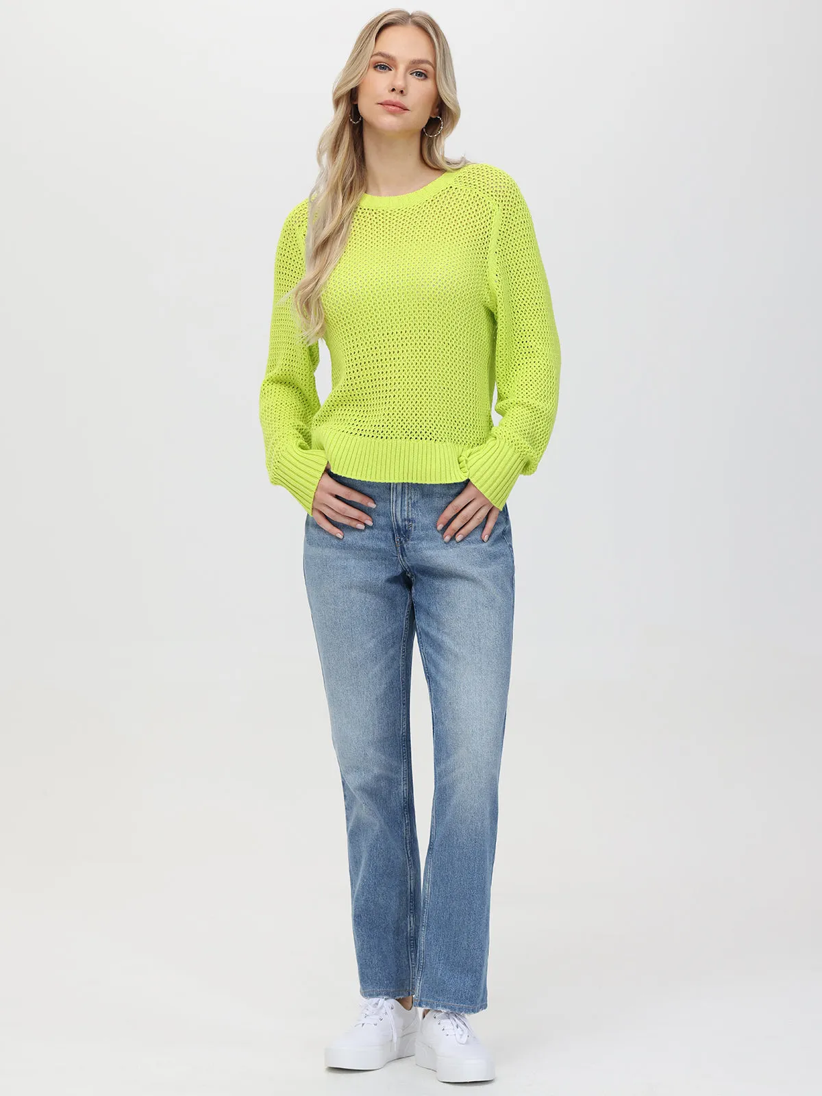 Margot: Cotton Crewneck Sweater
