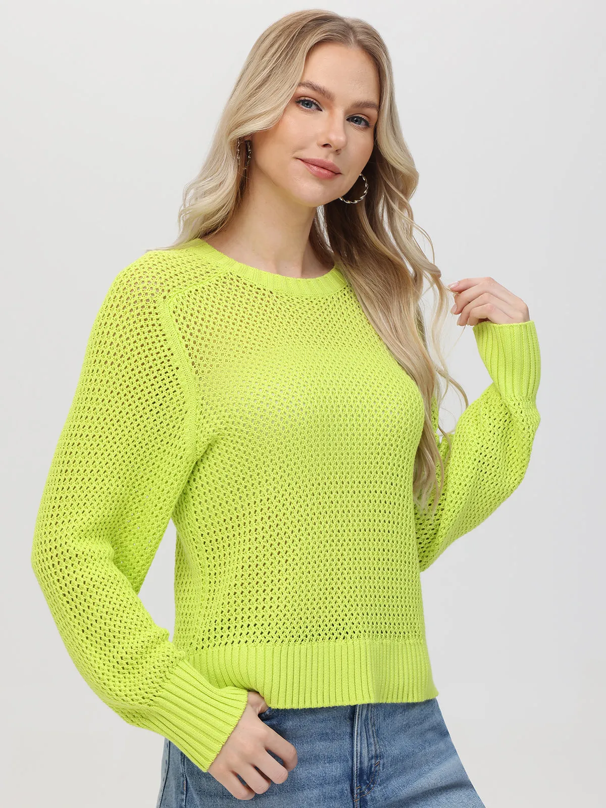Margot: Cotton Crewneck Sweater