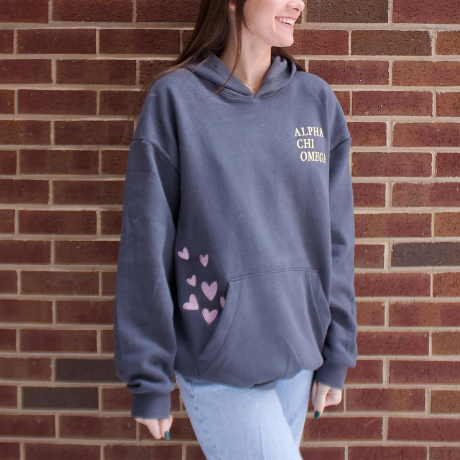 Meiweileya Womens Y2k Oversized Graphic Flower Printed Preppy Hoodies Palm Letter Aesthetics Jacket