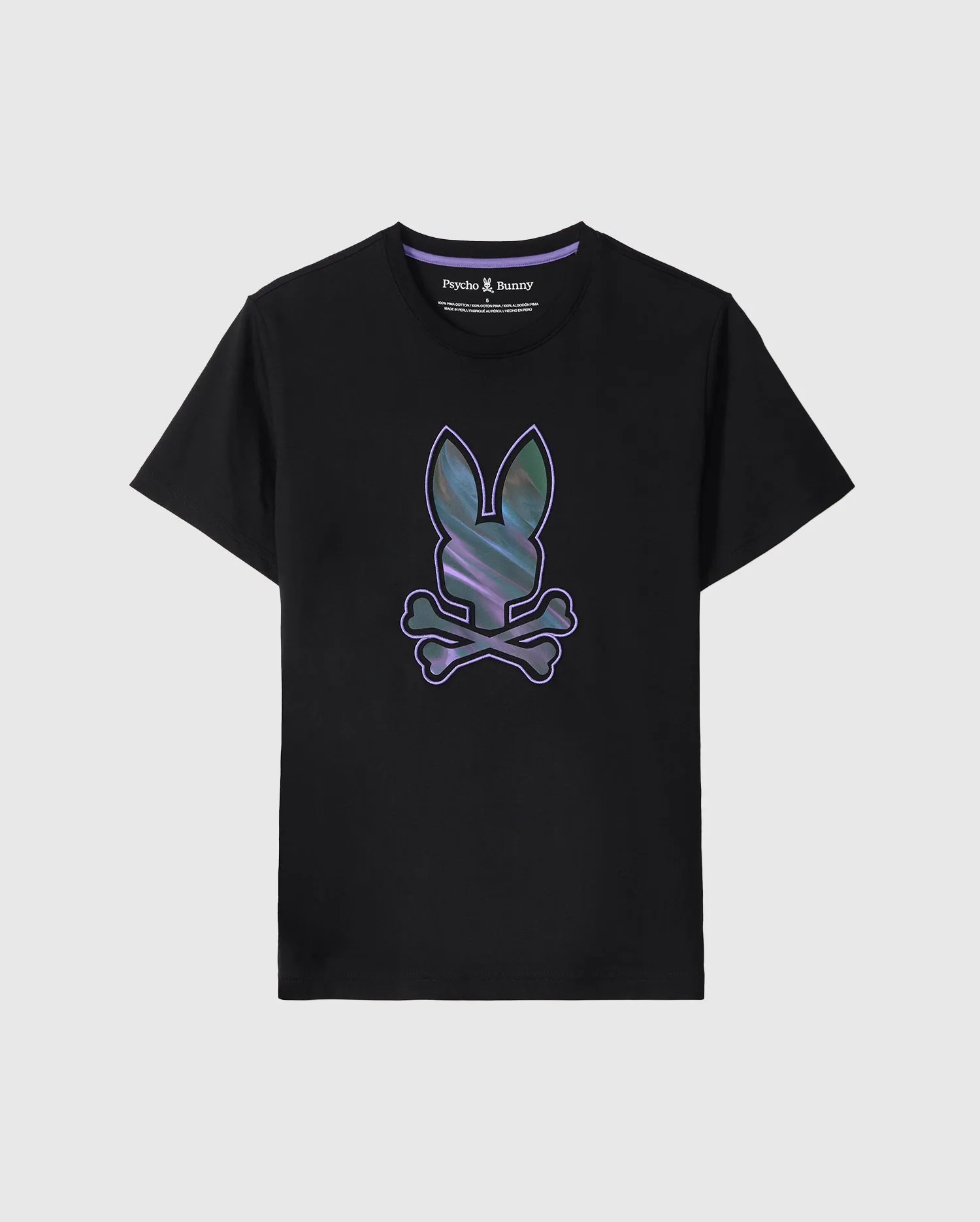 Men's Psycho Bunny LNGBDG Graphic Tee Black