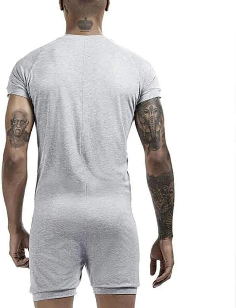 Men's Wrestling Singlet Comfortable Undershirts Gym Fitness Workout Leotard Jumpsuit