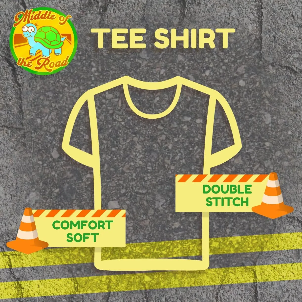Middle of the Road Toni Kroos - Men's Soft & Comfortable T-Shirt SFI #G1599428