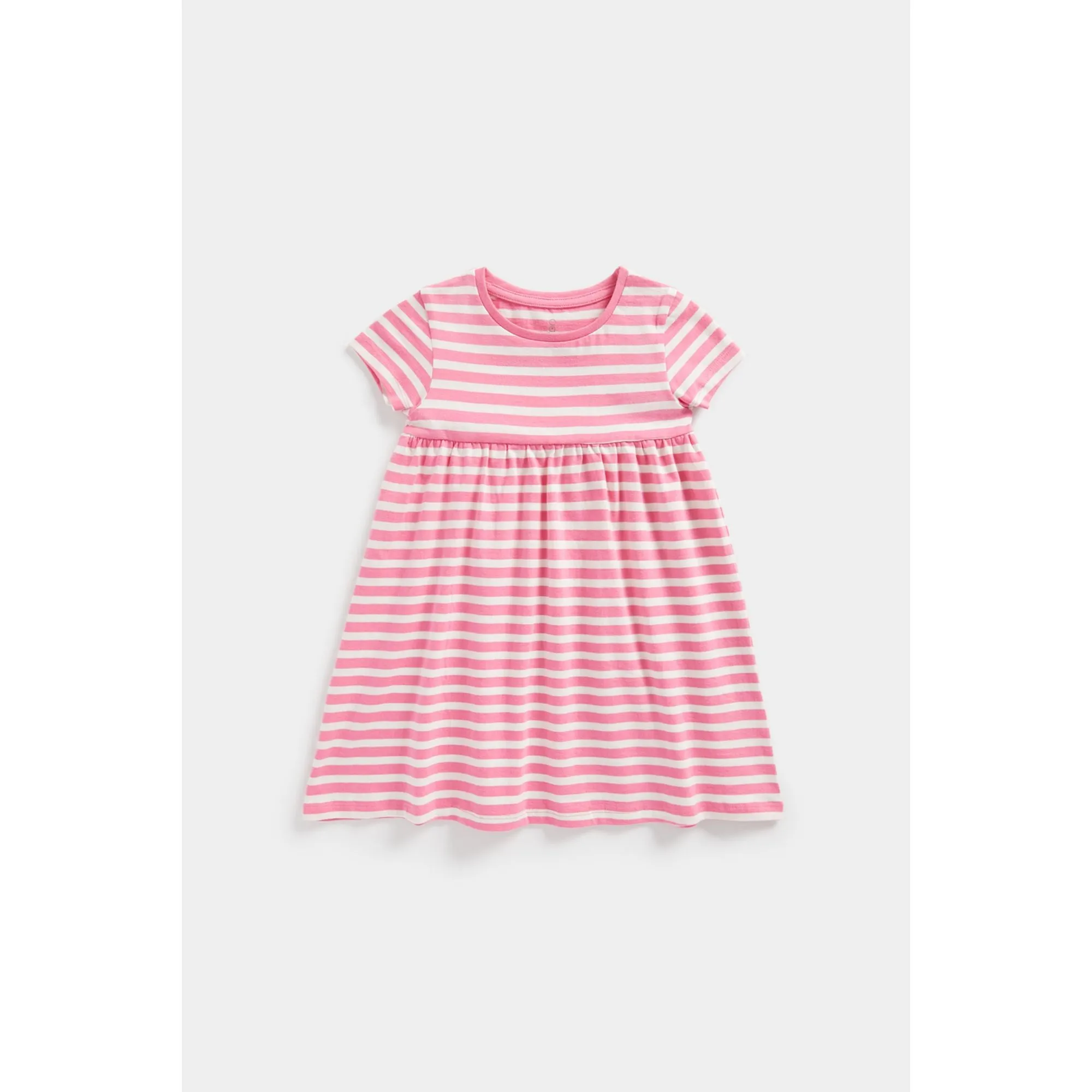 Mothercare Pink Striped Jersey Dress