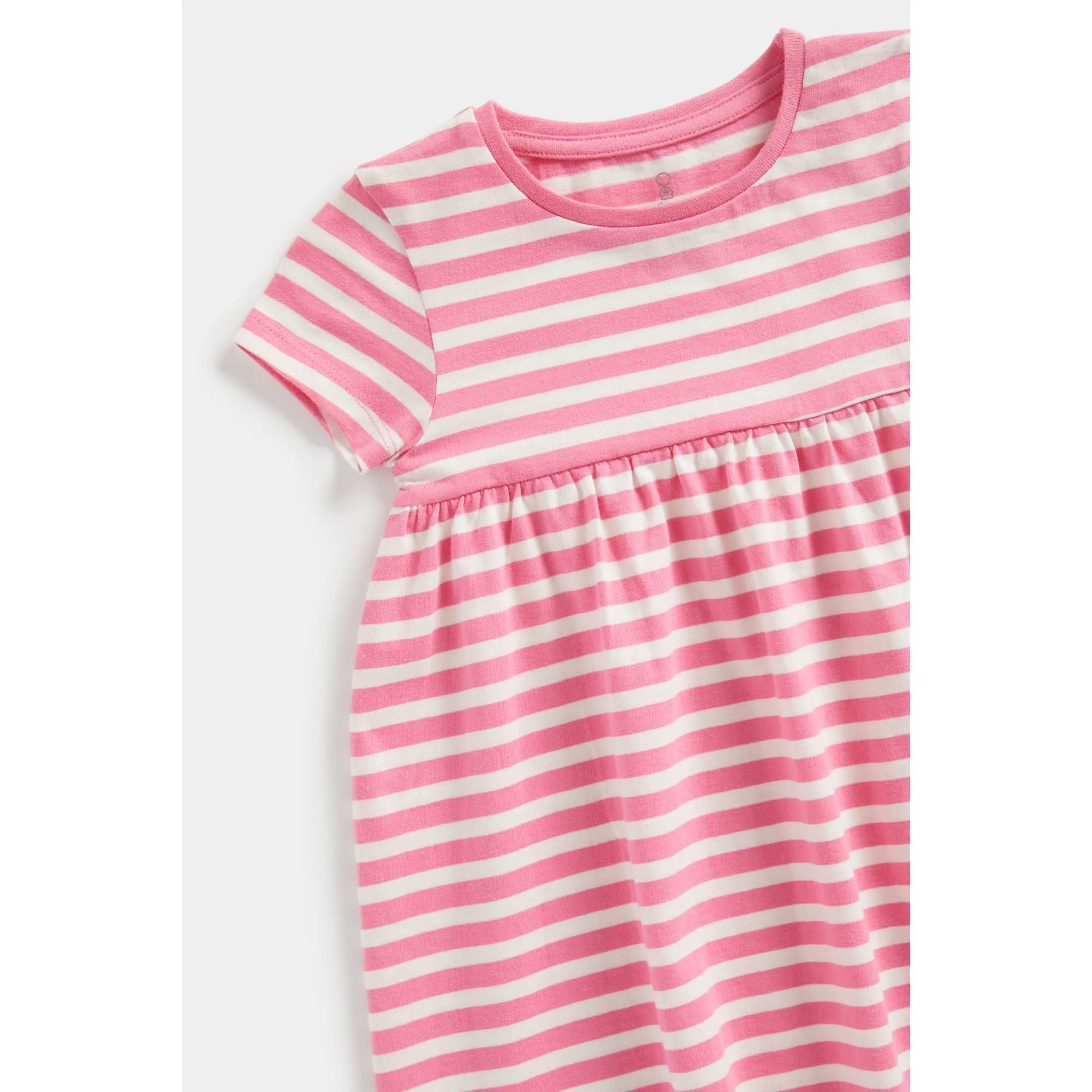 Mothercare Pink Striped Jersey Dress