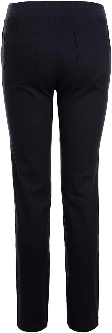 Nautica Girls' Toddler School Uniform Twill Skinny Pants, Comfortable Stretch Material, Wrinkle & Fade Resistant
