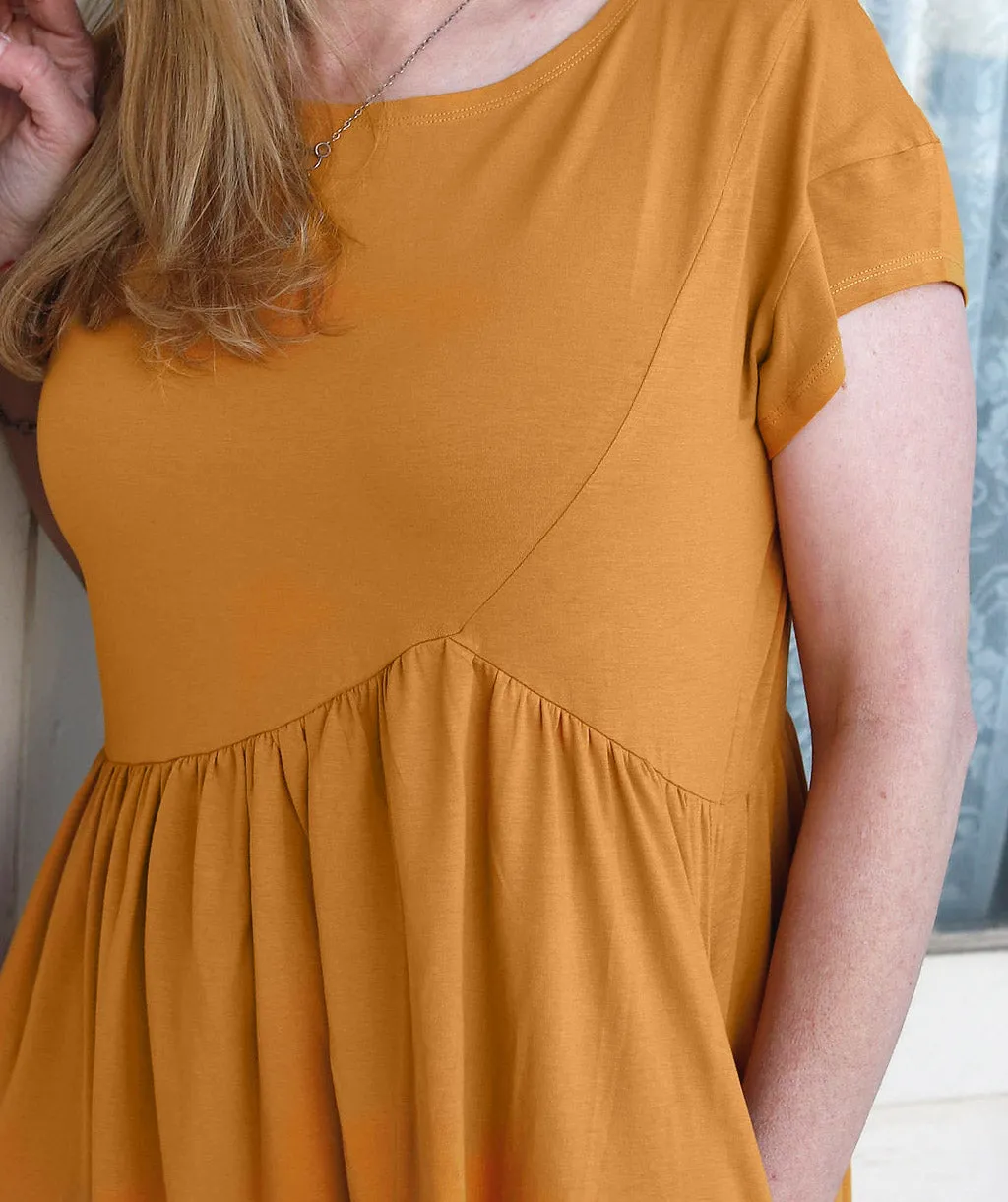 NOVA dress in Mustard