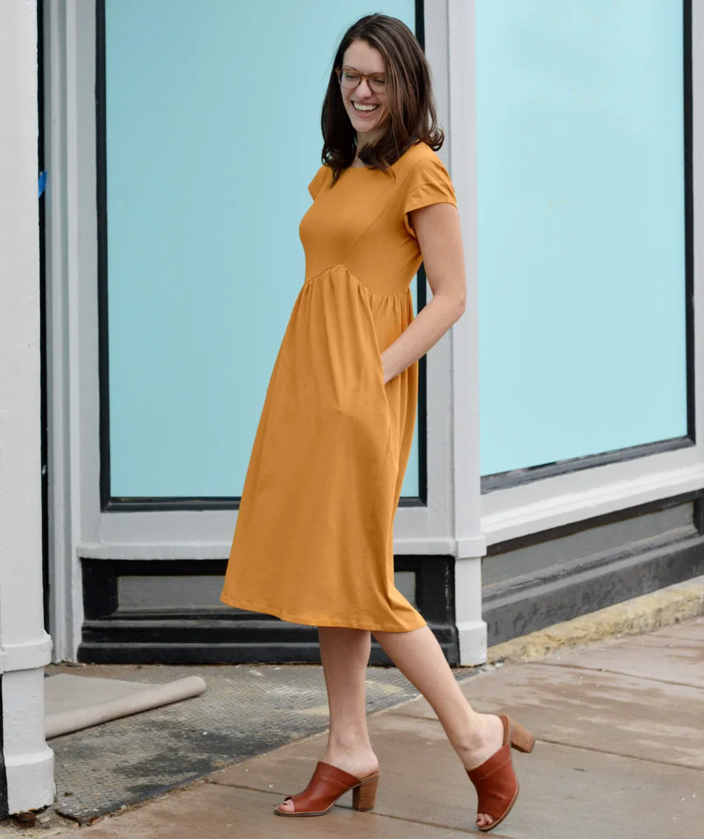 NOVA dress in Mustard