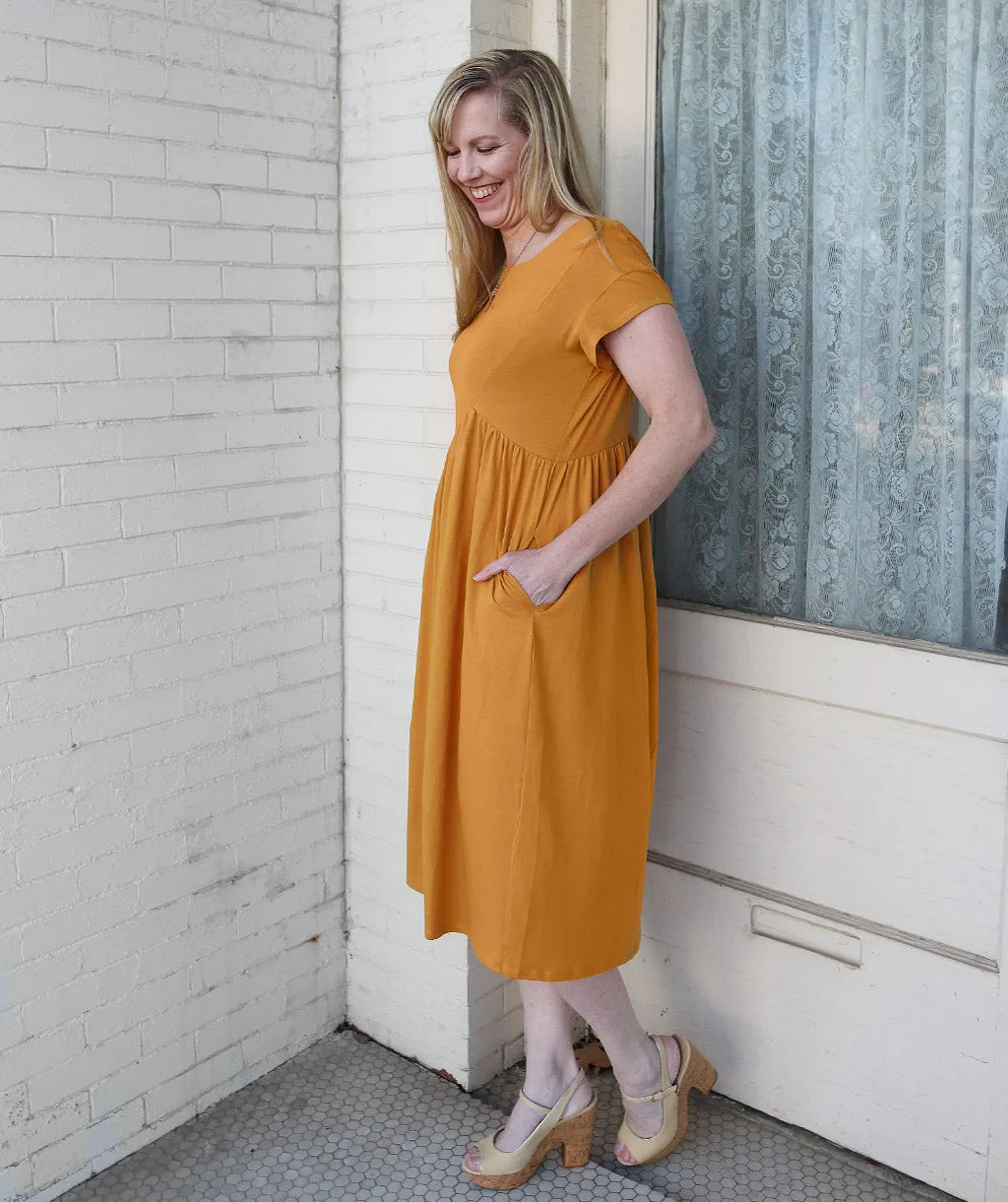 NOVA dress in Mustard