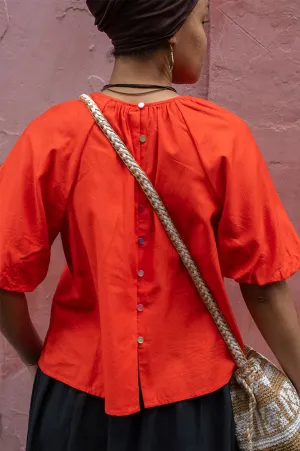 Numph Trine Cherry Tomato Blouse