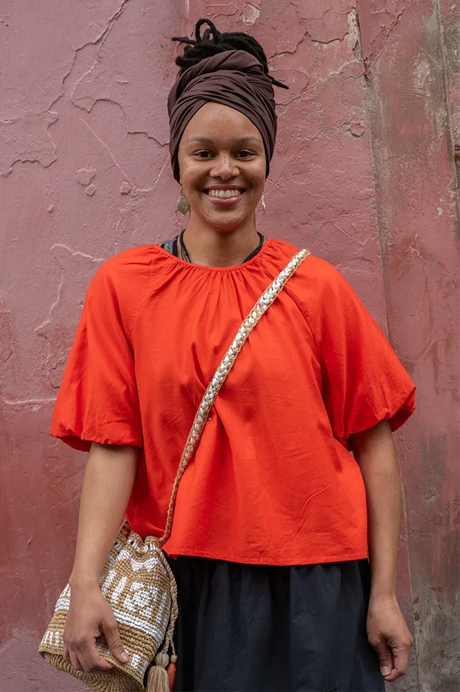 Numph Trine Cherry Tomato Blouse
