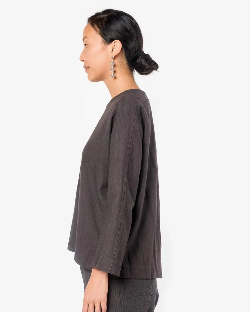 Open Back Top in Plum
