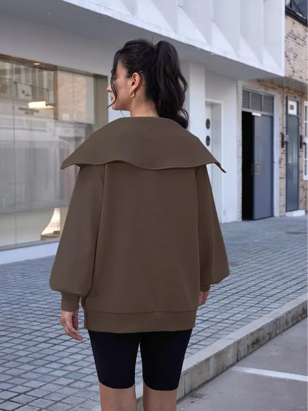 Oversized Sweatshirt For Women 2023 Fall Clothes Hoodies Y2K Jackets Trendy Sweater For Teen Girls JNZJK009