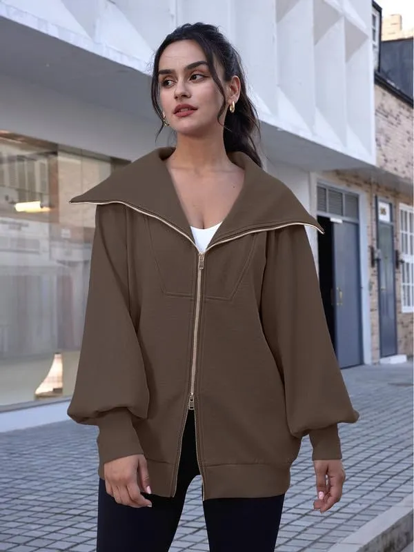 Oversized Sweatshirt For Women 2023 Fall Clothes Hoodies Y2K Jackets Trendy Sweater For Teen Girls JNZJK009