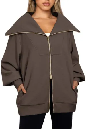 Oversized Sweatshirt For Women 2023 Fall Clothes Hoodies Y2K Jackets Trendy Sweater For Teen Girls JNZJK009