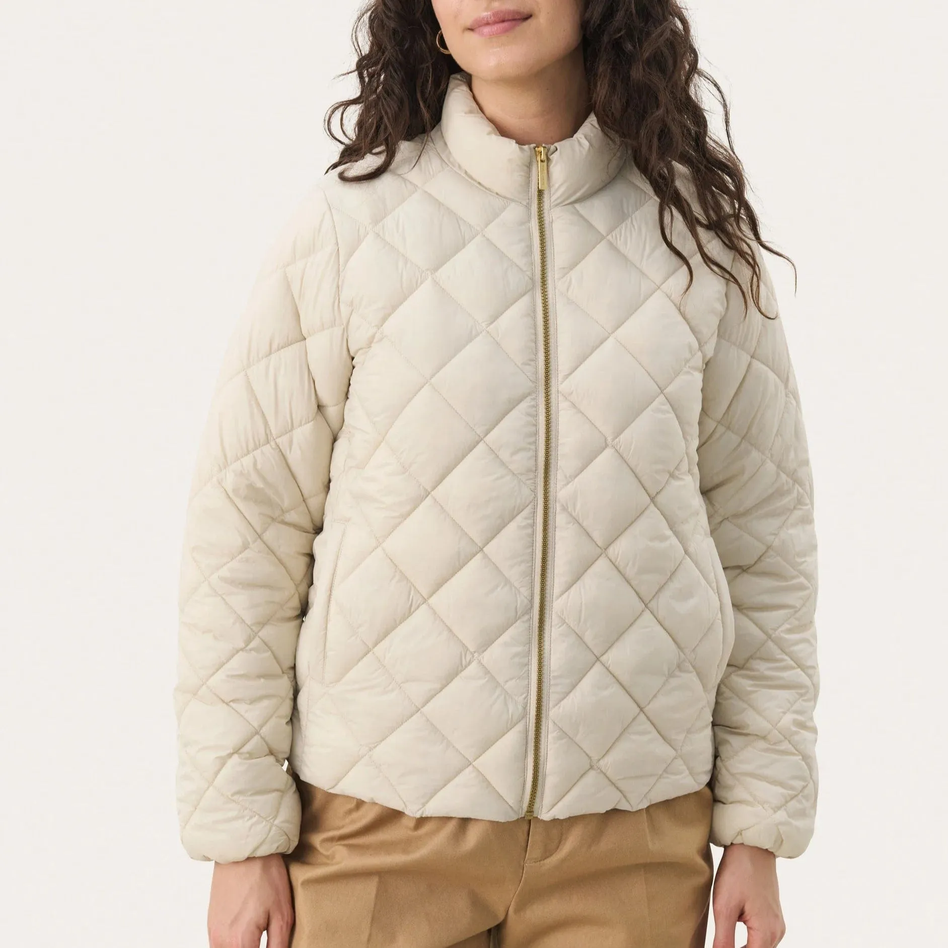 Part Two OliaPW Short Down Jacket In French Oak
