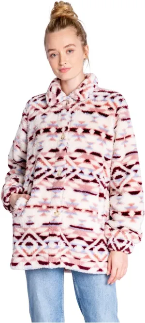 PJ Salvage womens Loungewear Cozy Shacket Jacket