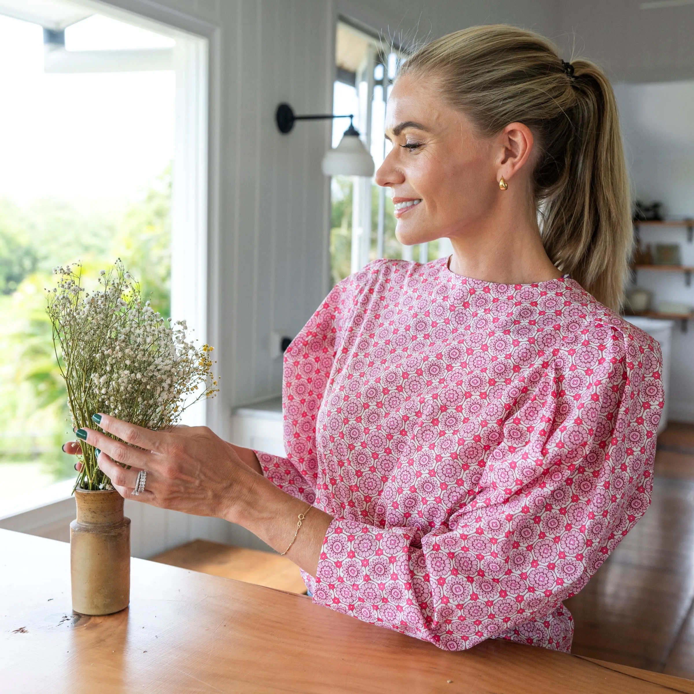 Puff Sleeve Top 'Inez Mio' by Liberty Fabrics