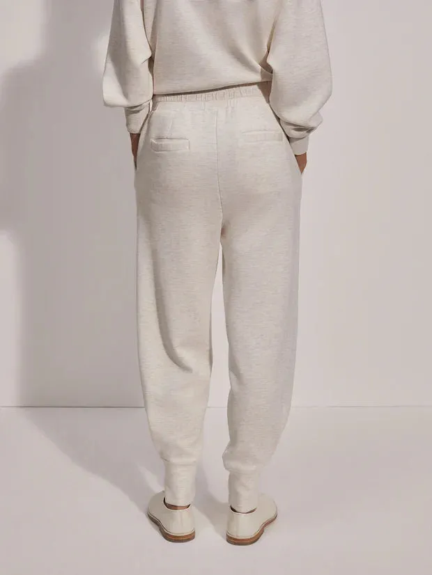 Relaxed pant 27.5 - ivory marl