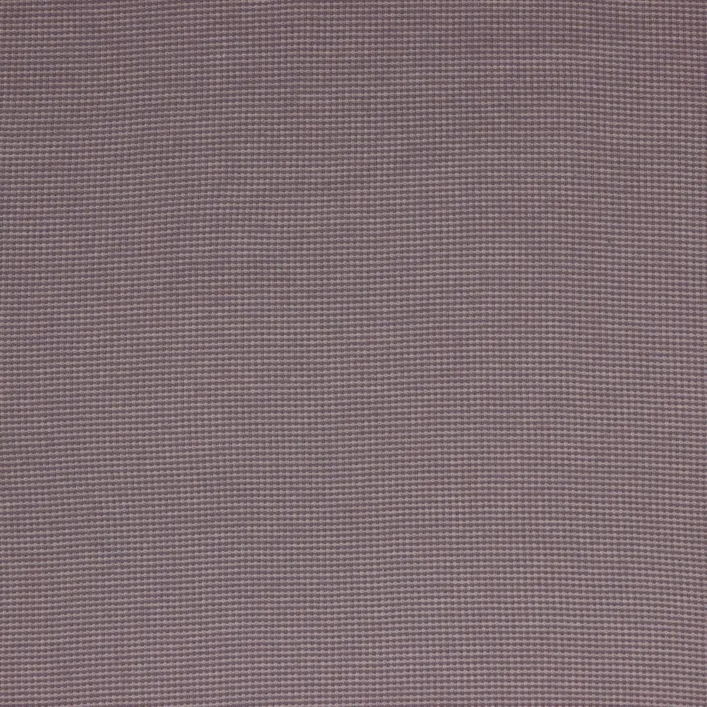 REMNANT 1 Metre - Knitted Cotton Waffle Fabric in Mauve