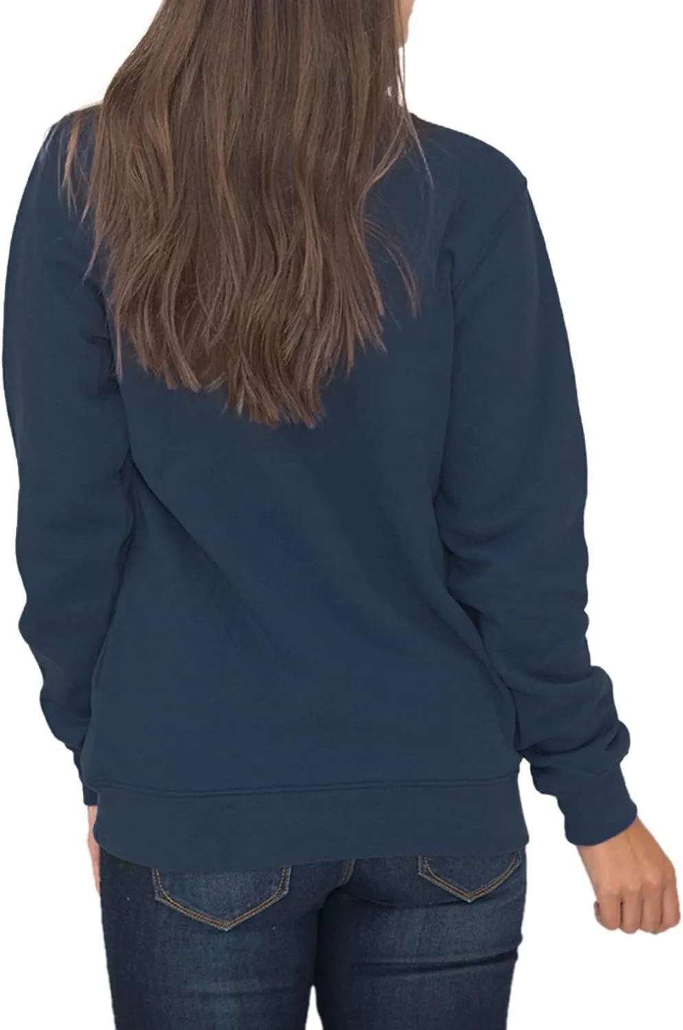 Samefar Womens Warm Cozy High Neck Long Sleeve Solid 1/4 Zip Pullover Sweatshirts with Pockets