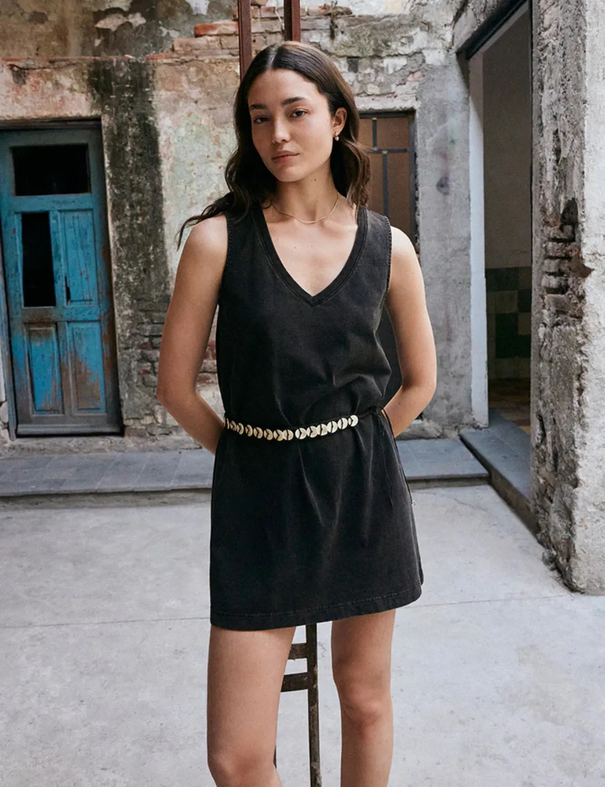 Sloane V-Neck Mini Dress