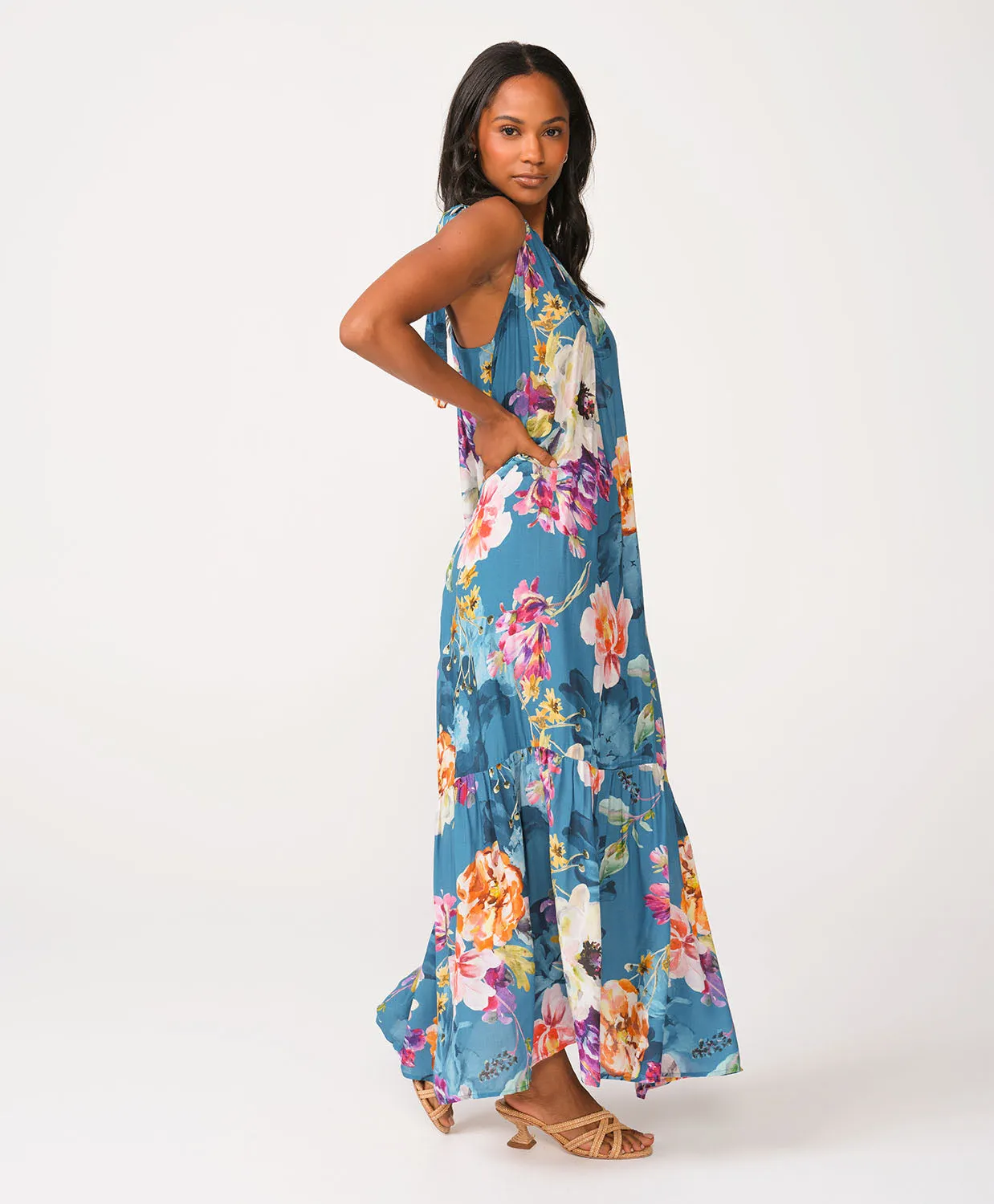 Spiritual Bloom Leilani Long Dress