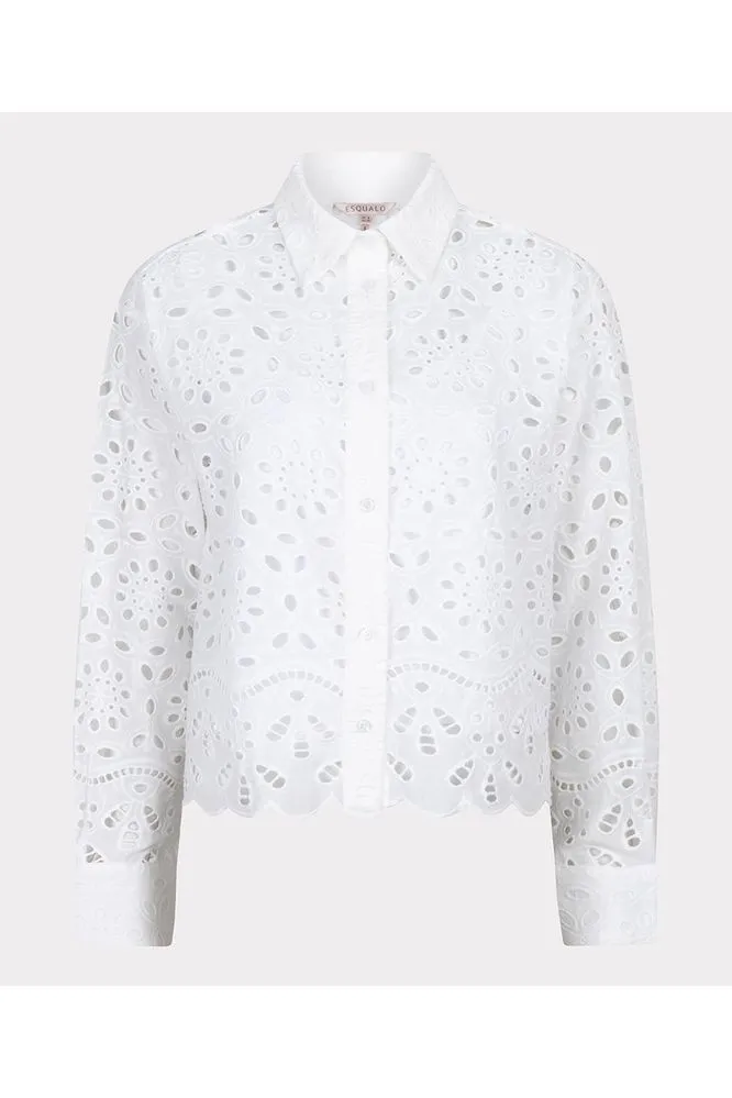 SS25 ESQUALO Broidery Anglaise Blouse