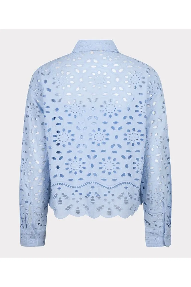 SS25 ESQUALO Broidery Anglaise Blouse