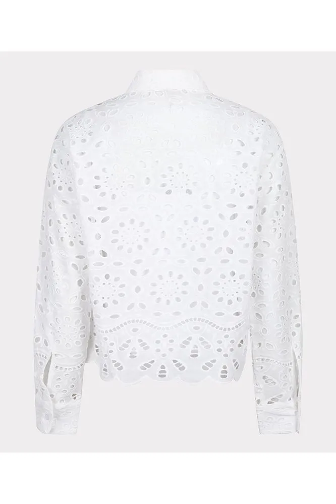SS25 ESQUALO Broidery Anglaise Blouse