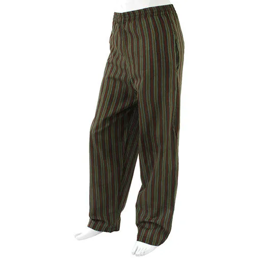 Stripy Cotton Trousers