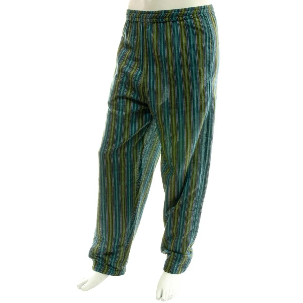 Stripy Cotton Trousers