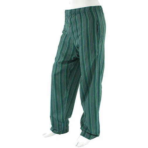 Stripy Cotton Trousers