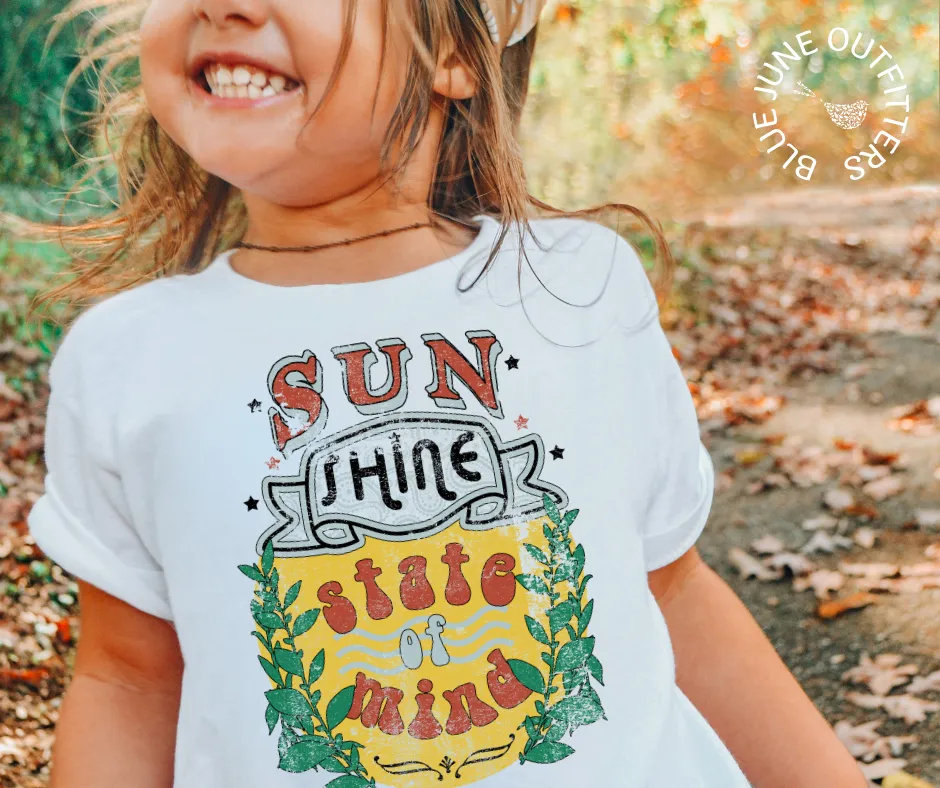 Sunshine State Of Mind | Vintage Style Toddler Tee