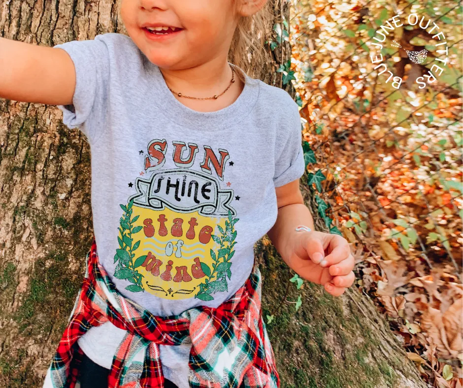 Sunshine State Of Mind | Vintage Style Toddler Tee