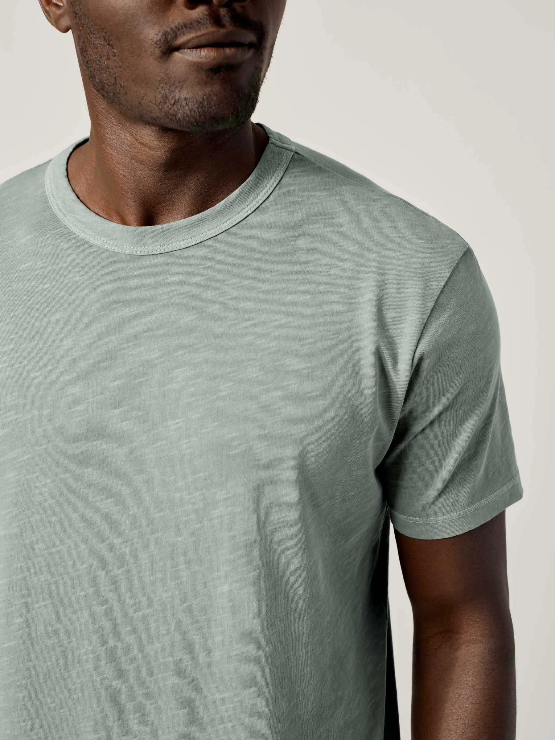 Surf Venice Wash Slub Curved Hem Tee