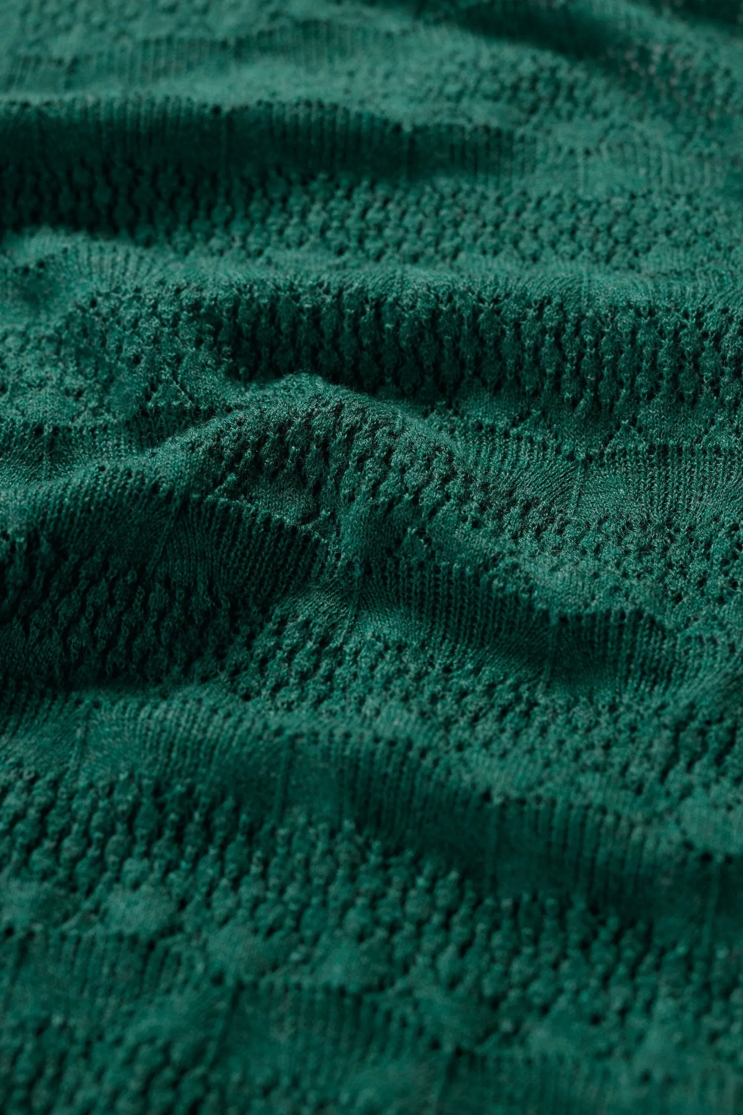 Sweet Day Organic Cotton Cardigan - Pine Shoots