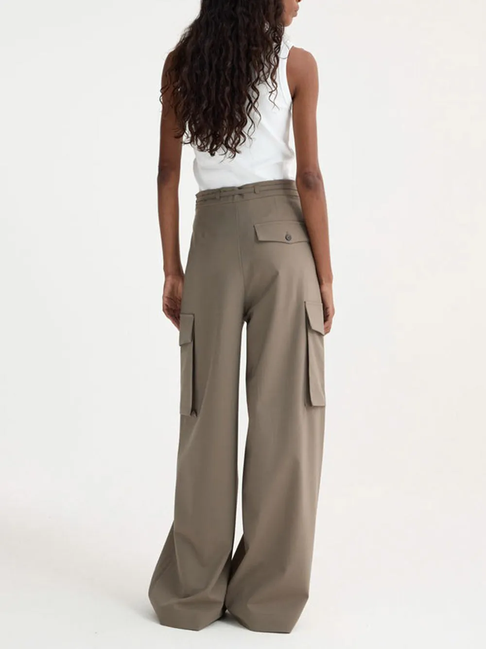 Tailored cargo trousers