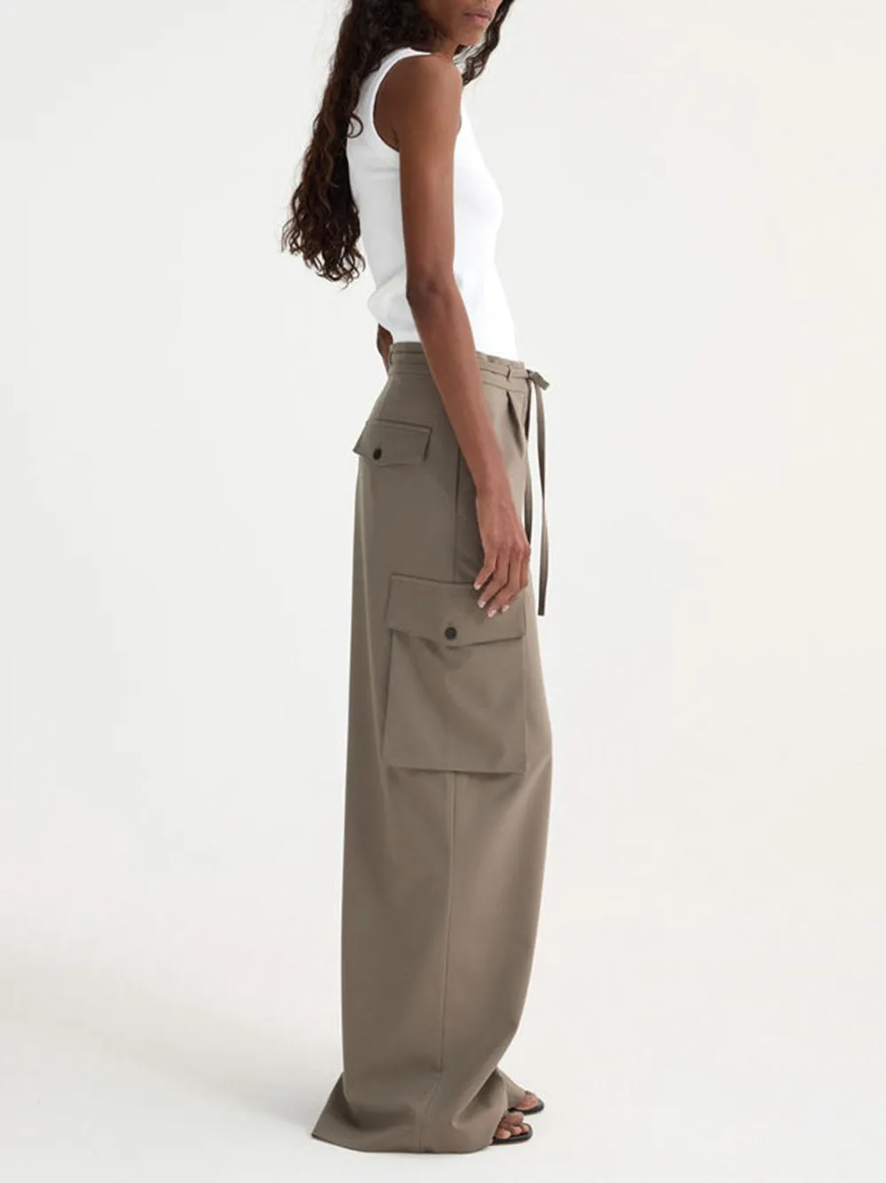 Tailored cargo trousers