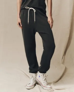 The Stadium Sweatpant. Solid -- Washed Black