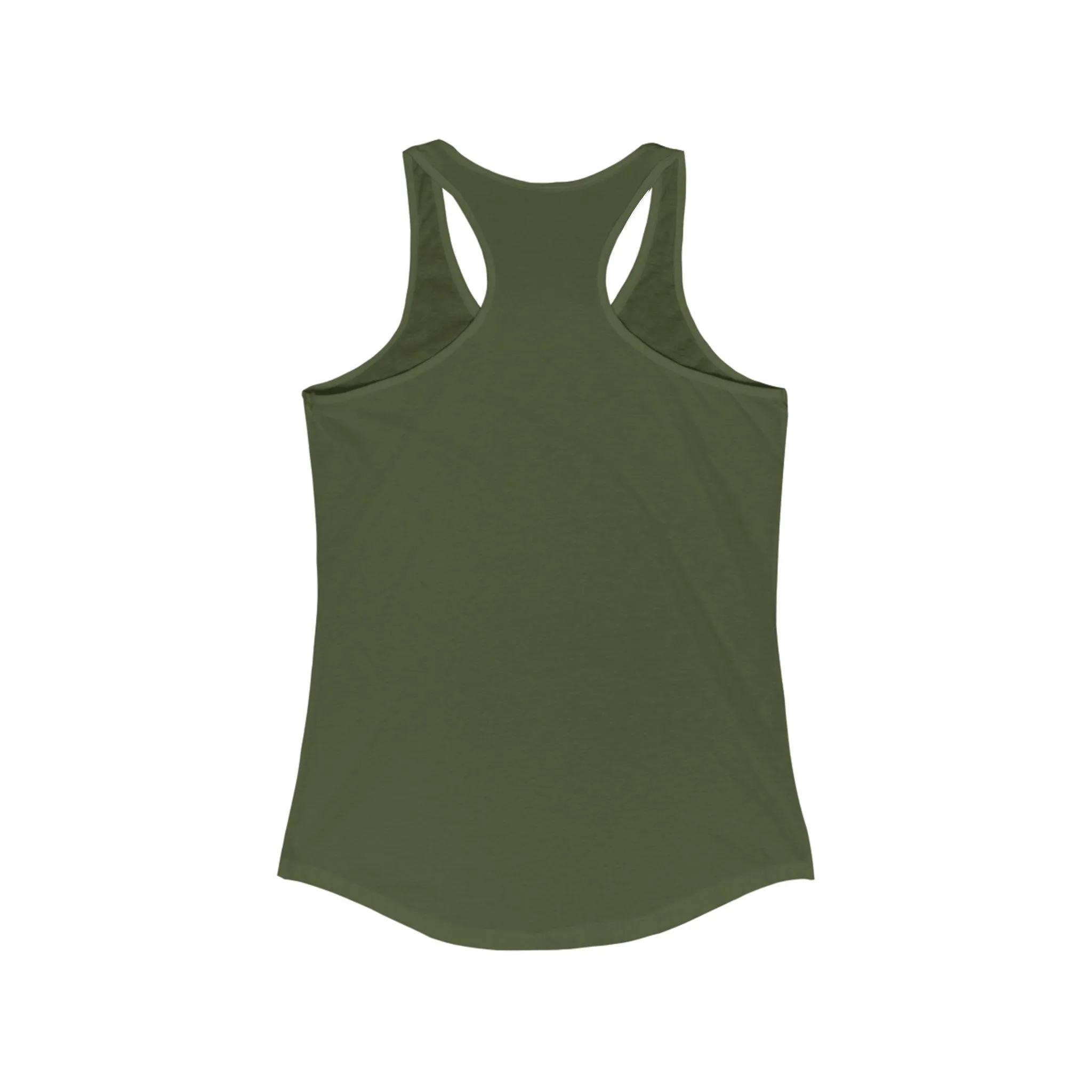 USA Barbell - Women's Ideal Racerback Tank - White Logo