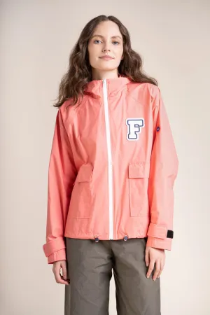 Waterproof Jacket - Sorbonne - Coral