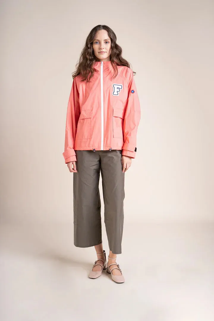 Waterproof Jacket - Sorbonne - Coral