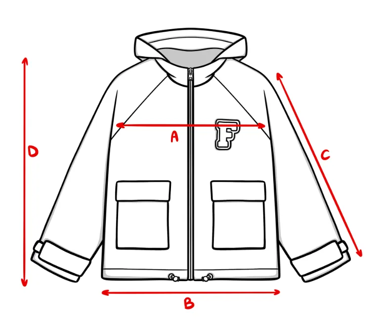 Waterproof Jacket - Sorbonne - Coral