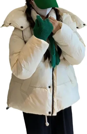 Women Overcoat Thick Down Cotton Padded Coat Female Plus Size Slim Hooded Short Parkas Woman Autumn Winter Puffer Jackets