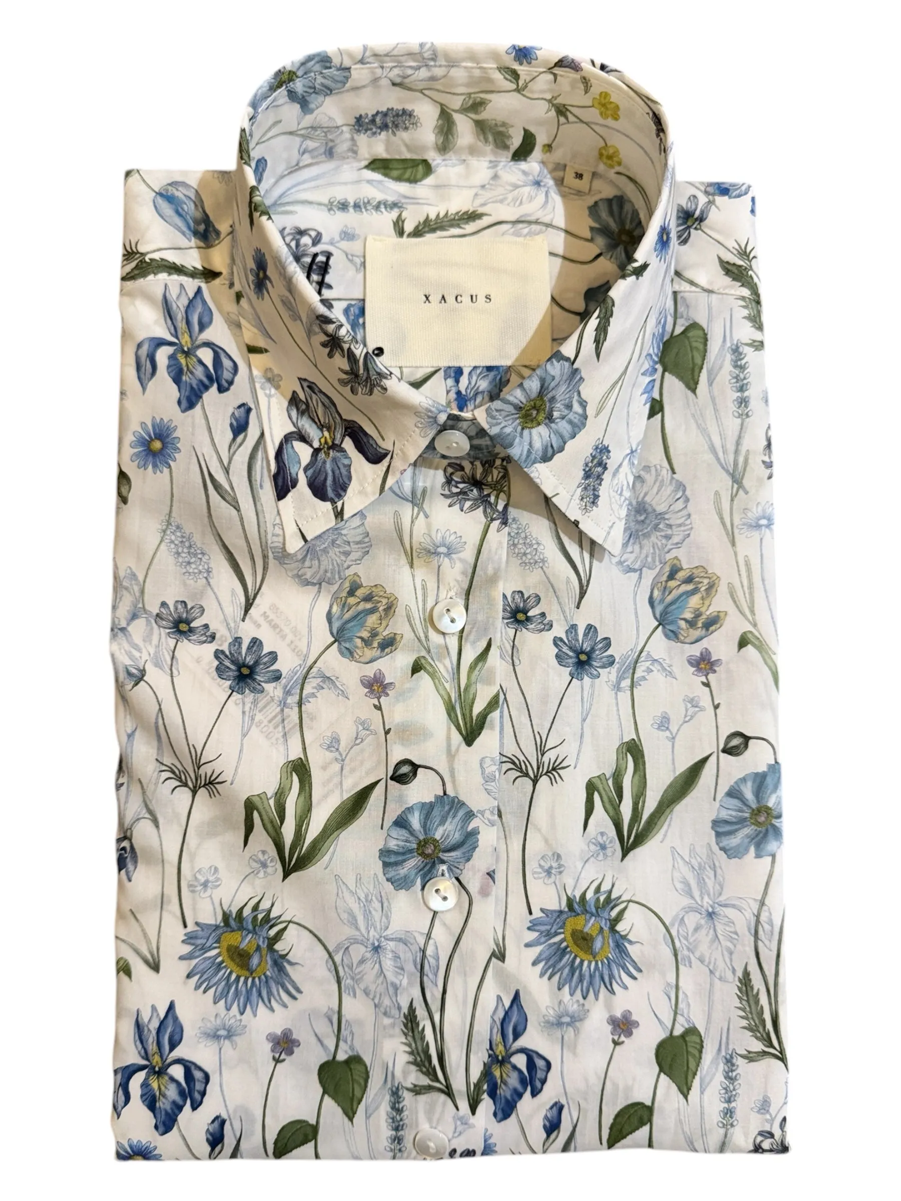Xacus Women's Shirt - Blue Floral