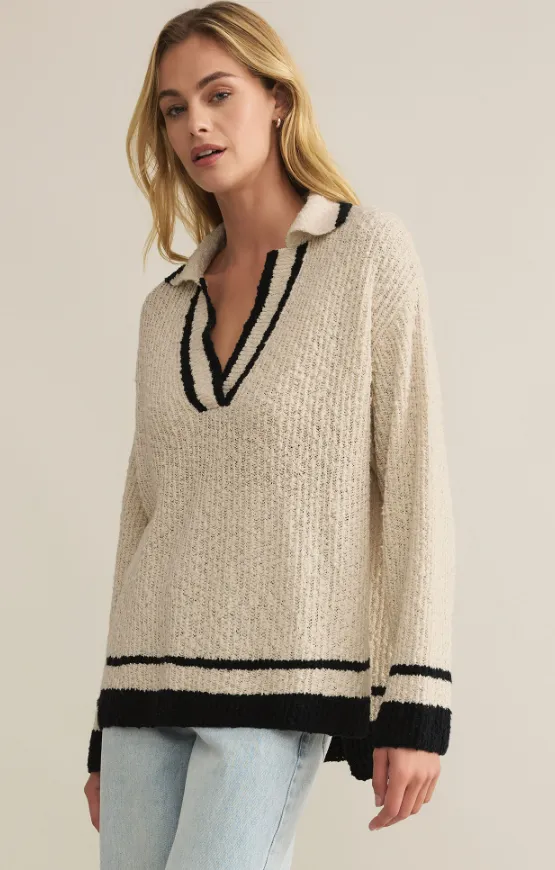Z Supply Hammond Polo Sweater