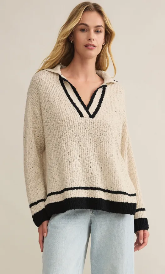 Z Supply Hammond Polo Sweater