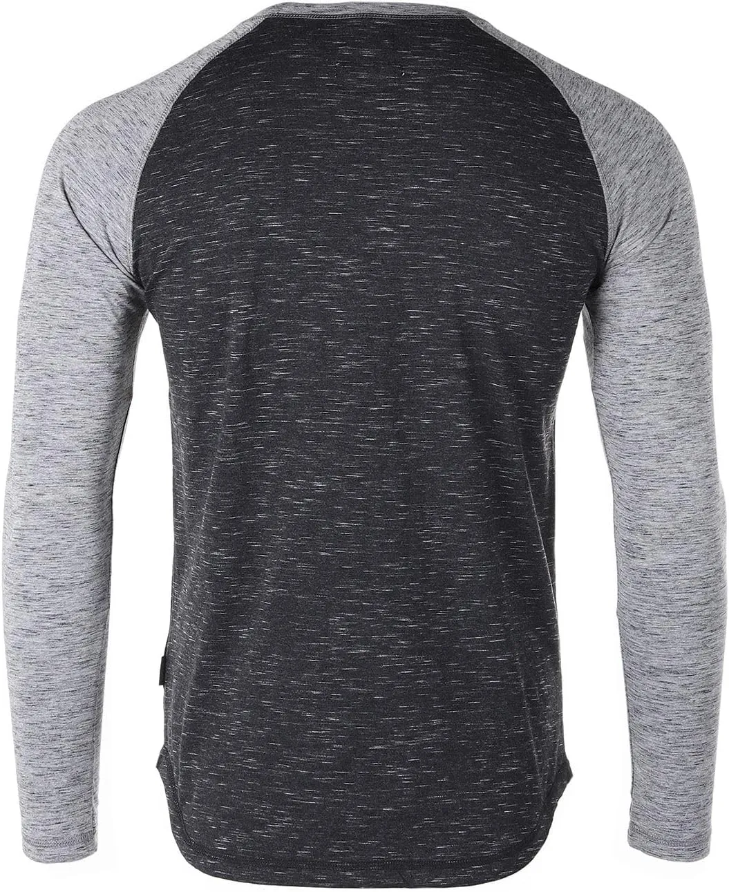ZIMEGO Men's Long Sleeve T-Shirts Athletic Muscle Slim Fit Basic Tee